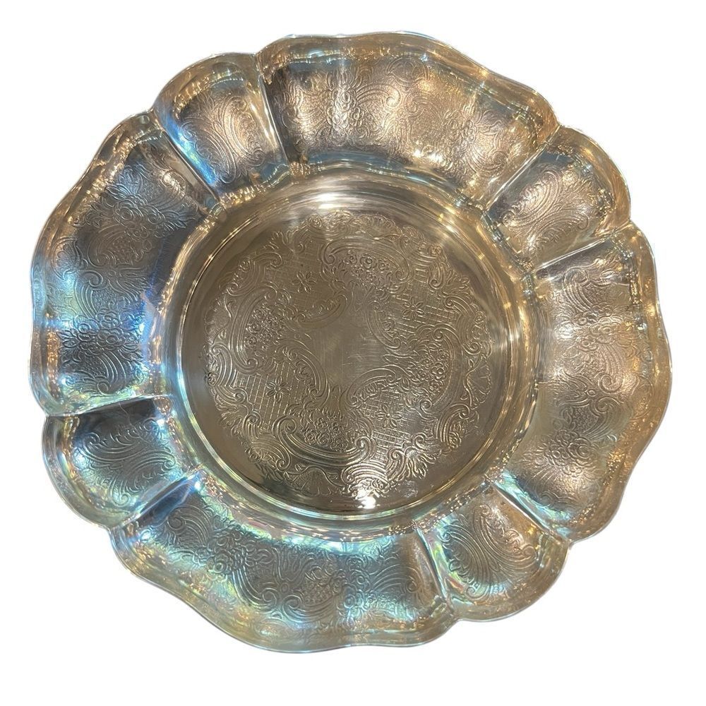 Barker Ellis made in England silver plate dish